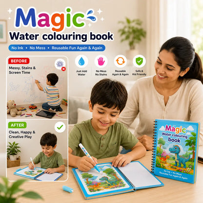 Magic Water Colouring Book