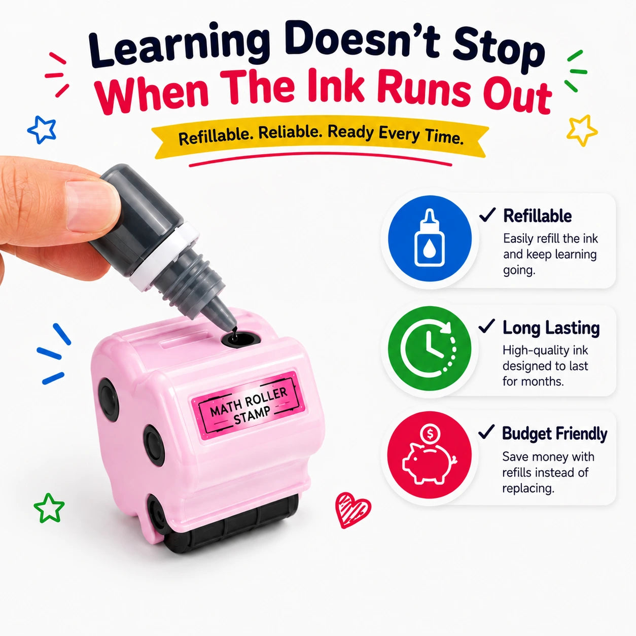 Math Roller Stamp