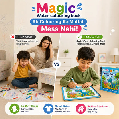 Magic Water Colouring Book