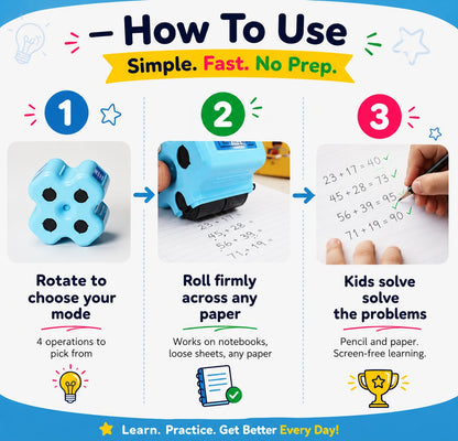 Math Roller Stamp