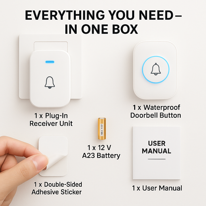Smart Wireless Doorbell (1000ft Range)