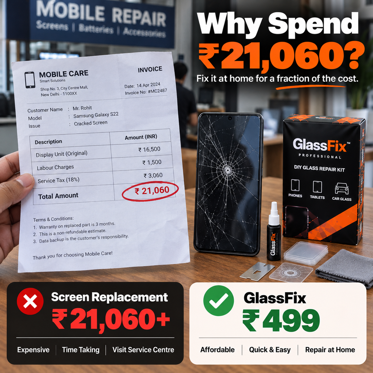 Glass Fix Professional Kit