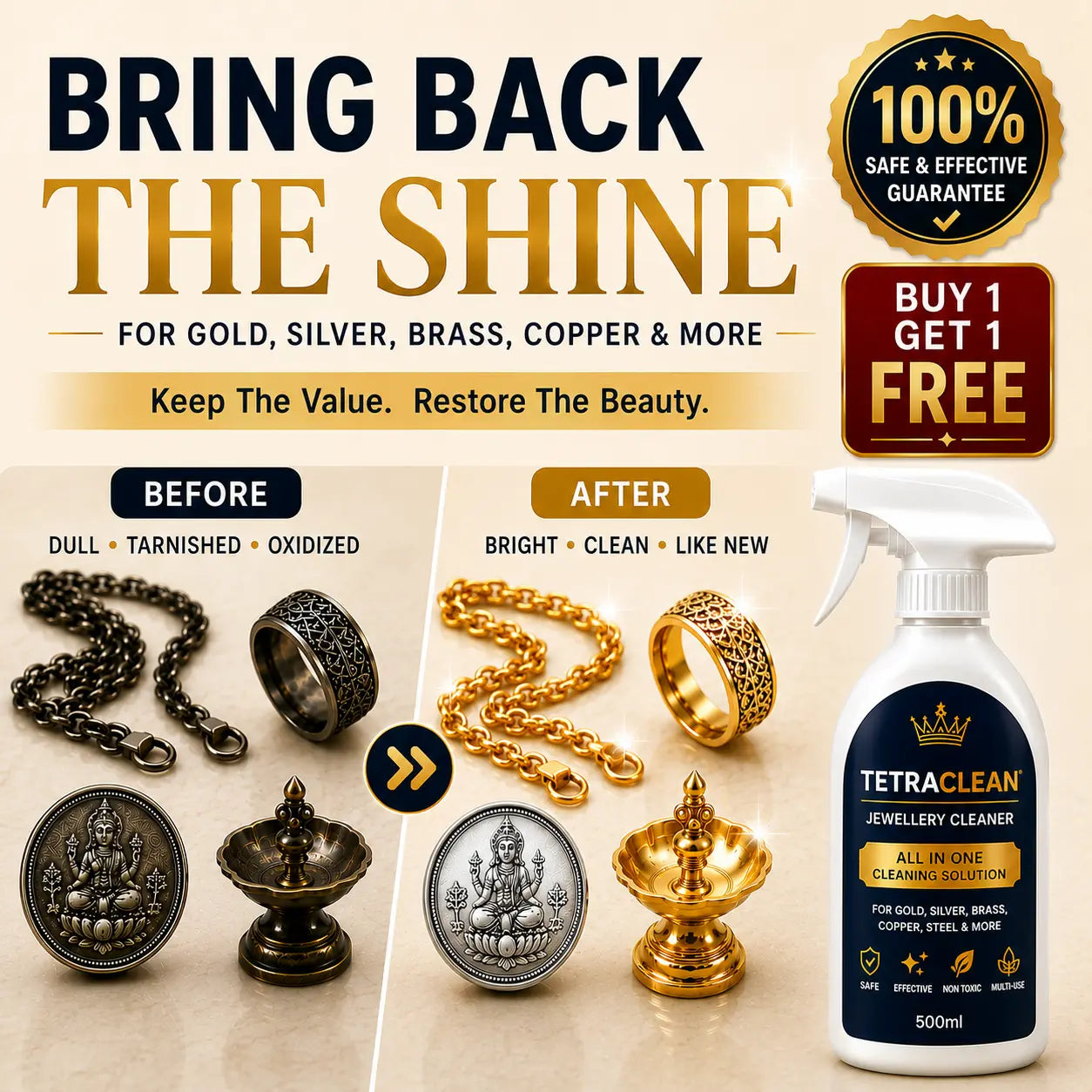 All Purpose Metal Cleaning Liquid (Buy 1 Get 1 FREE)