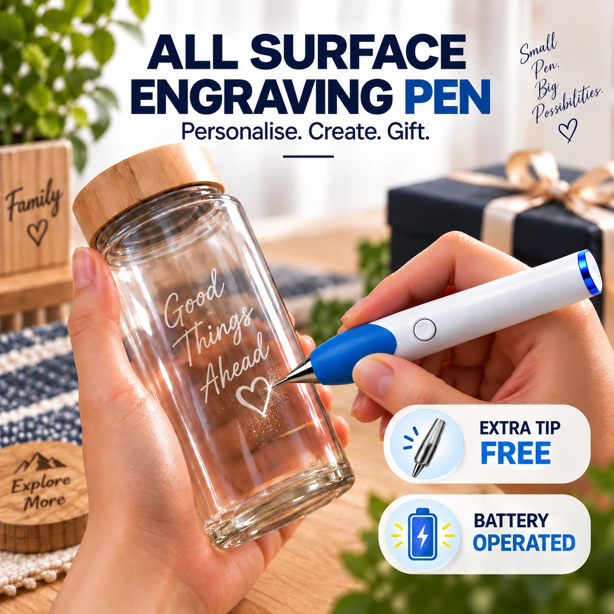 All Surface Engraving Pen (Extra Tip FREE)