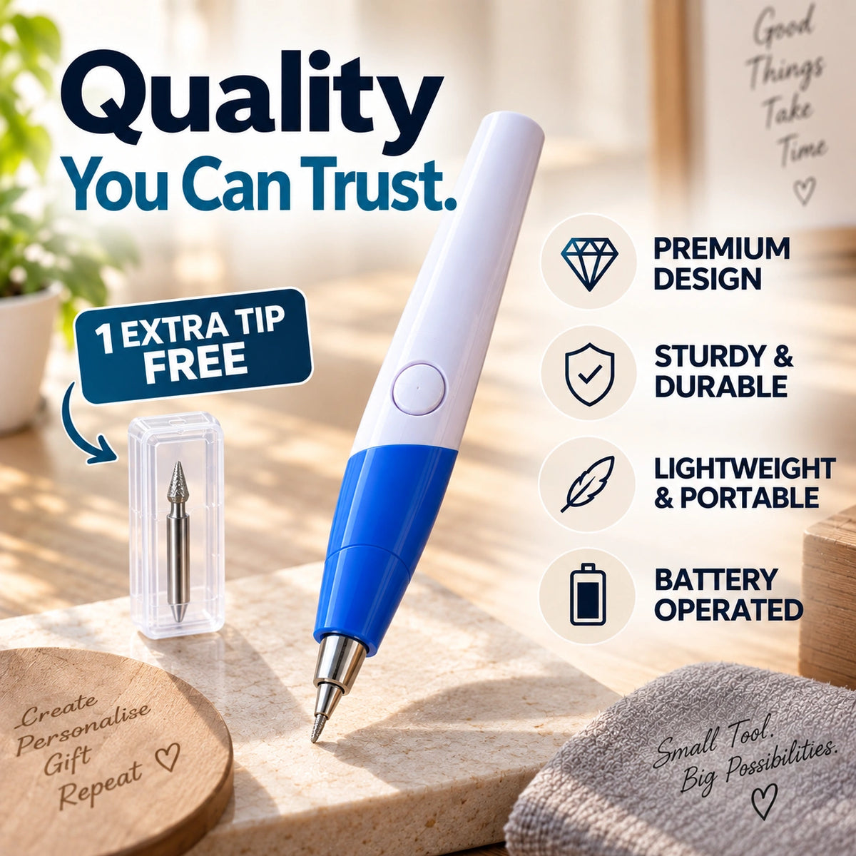 All Surface Engraving Pen (Extra Tip FREE)
