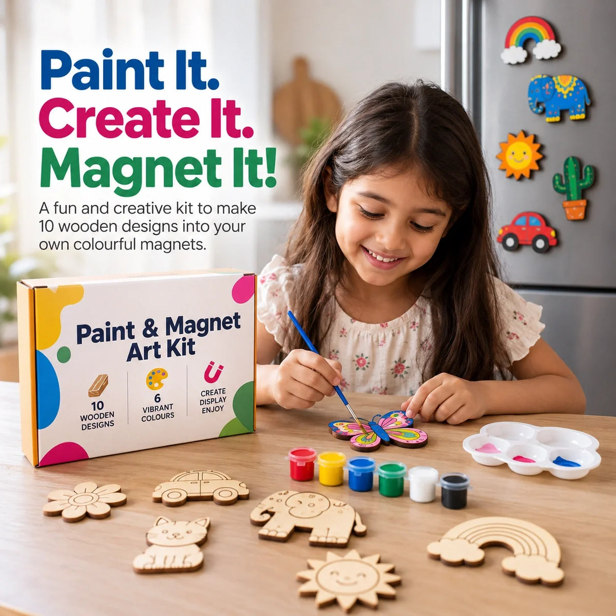 Paint & Magnet Art Kit