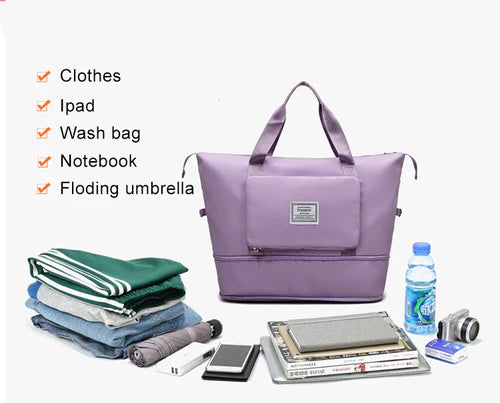 LARGE CAPACITY FOLDING TRAVEL BAG