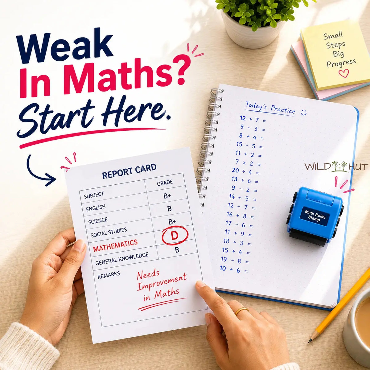 Math Roller Stamp™ + FREE Ink