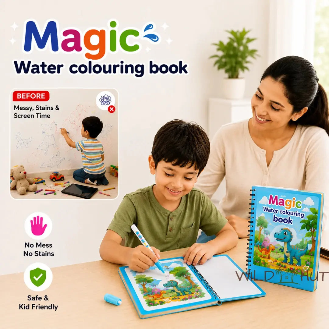 Magic Water Colouring Book
