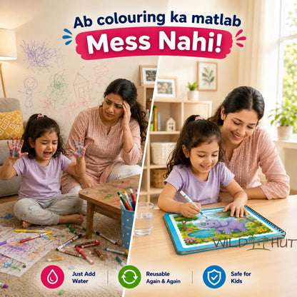 Magic Water Colouring Book