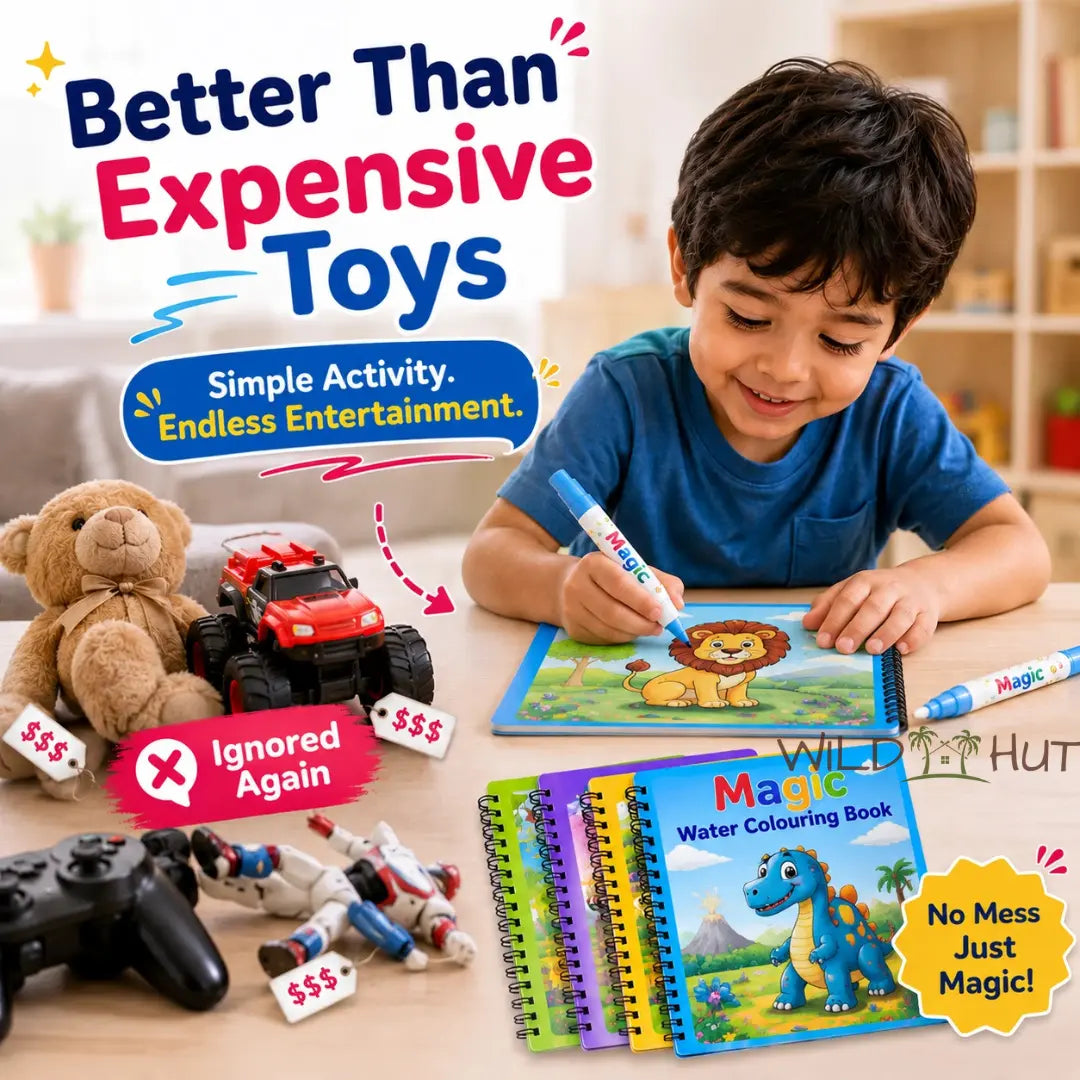 Magic Water Colouring Book