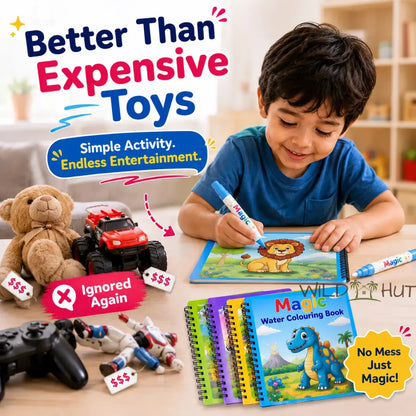 Magic Water Colouring Book