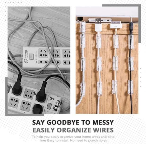 Pack of 40- Wire Organizer